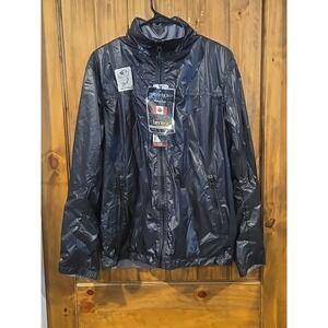 Point Zero Mens Reversible Jacket, Black, Small New With Tags